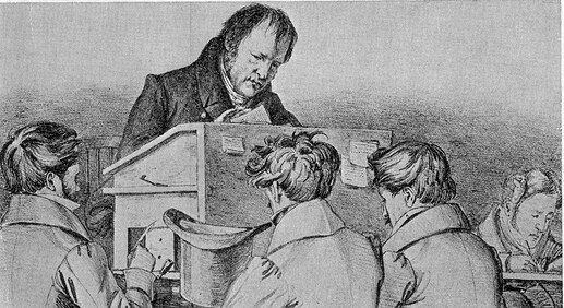 hegel lecturing